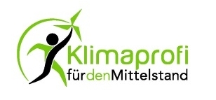 Logo Klimaprofi für den Mittelstand in grün und schwarz